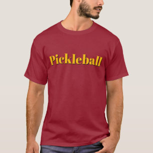 Pickleball Maroon  T-Shirt