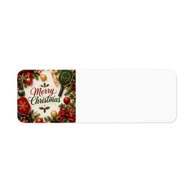 Pickleball Merry Christmas  (Front)