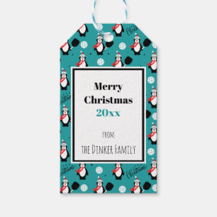 🐧 Pickleball Merry Christmas 🎁 Gift Tags