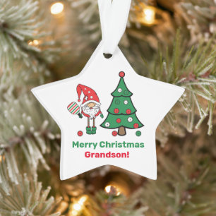 🧑🎄🎄Pickleball Merry Christmas star Ornament