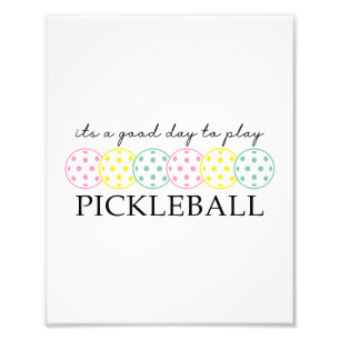 Pickleball Mom Player Paddle Sport Photo Print