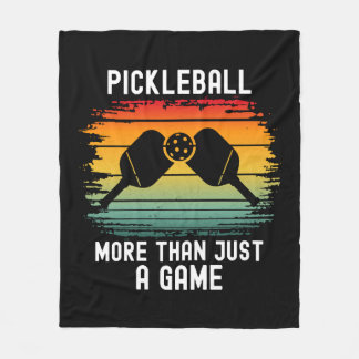 Pickleball More Than A Game Fleece Blanket