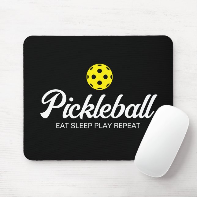 Pickleball mousepad gift Eat Sleep Play Repeat (With Mouse)