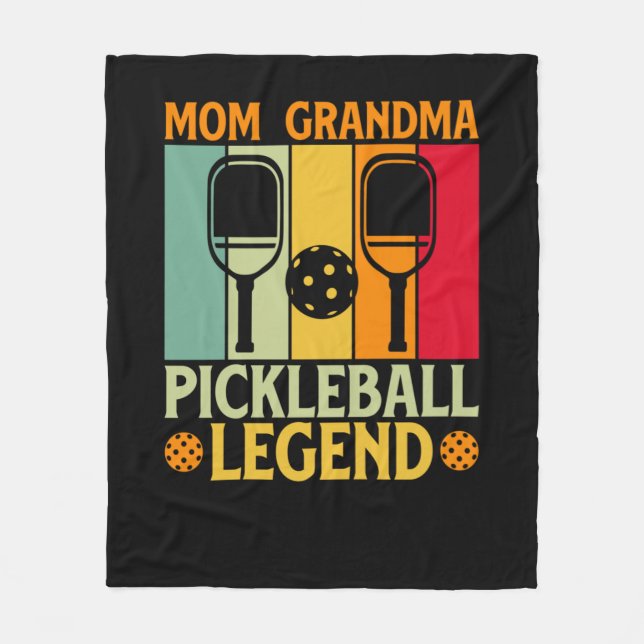 Pickleball Mum  4 Fleece Blanket (Front)