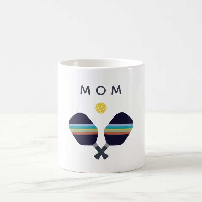 Pickleball Mum Mother's Day Personalised Coffee Mug (Center)