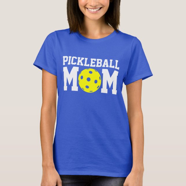 "Pickleball Mum" Shirt (Blue) (Front)