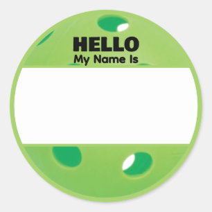 Pickleball Name Tags -Tournaments Socials Lessons