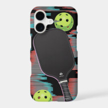 Pickleball Neon Paddle Motion Case