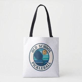 Pickleball Old School  Club  Sport Tote Bag