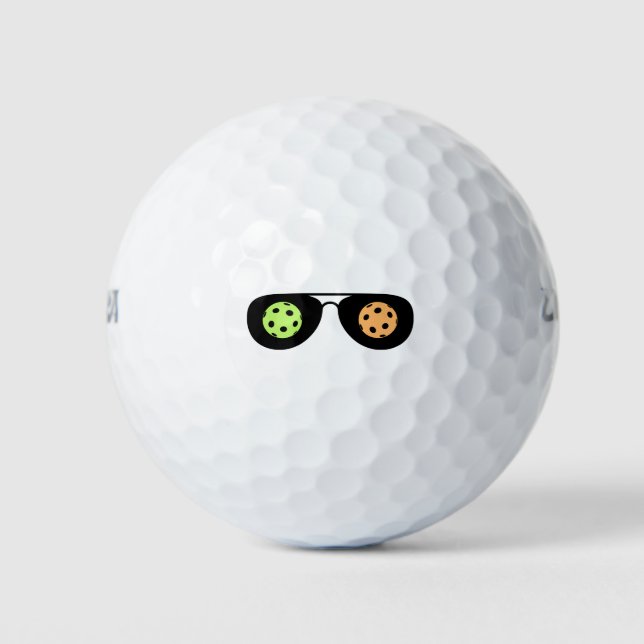 Pickleball on My Mind Golf Balls (Front)