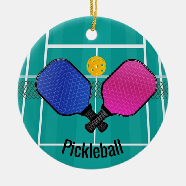 Pickleball Ornament (Front)