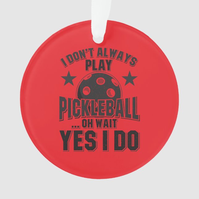 Pickleball Ornament (Front)