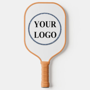 Pickleball Paddle ADD YOUR LOGO Dad Photo Collage