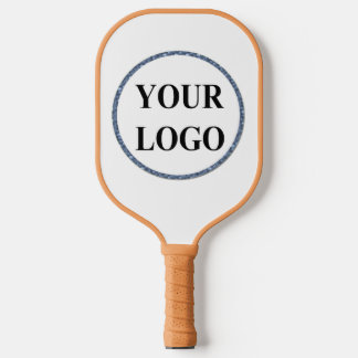 Pickleball Paddle ADD YOUR LOGO Dad Photo Collage