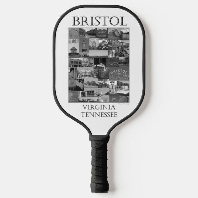 Pickleball Paddle Bristol VA TN 2-side design (Front)