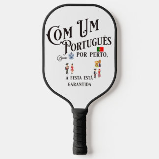 Pickleball Paddle Com um Portugues por perto
