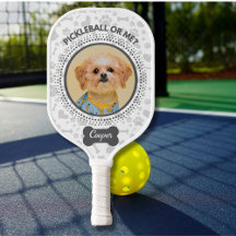Pickleball Paddle Customised with Your Pet's Photo