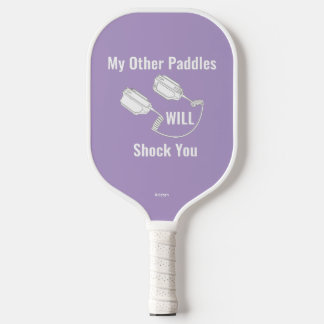 Pickleball Paddle Defibrillator_Purple