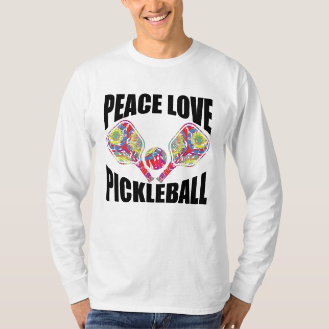 Pickleball Paddle Design T-Shirt (Front)