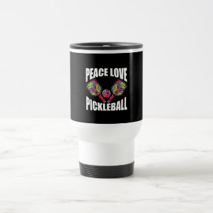 Pickleball Paddle Design Travel Mug