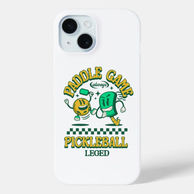 🏓Pickleball Paddle Game Phone Case Graphic design (Back)