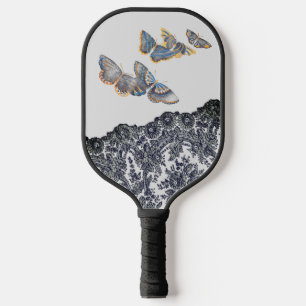 Pickleball Paddle HEART LACE AND BUTTERFLIES