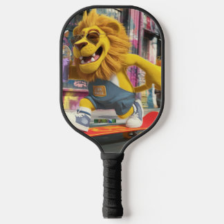 Pickleball paddle of the real Leon Marx, on his sk