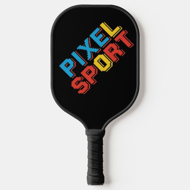 Pickleball Paddle Pixel Sport Bag | Retro Gamer St (Front)