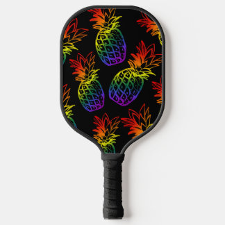 Pickleball Paddle rainbow pineapple