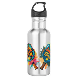 Pickleball Paddle - Sporty & Fun Design 532 Ml Water Bottle