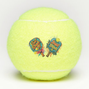 Pickleball Paddle - Sporty & Fun Design Tennis Balls
