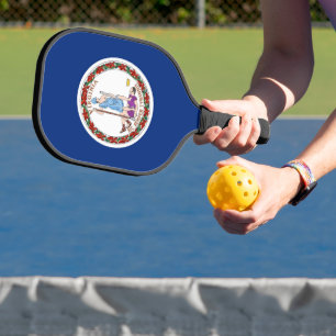 Pickleball Paddle, Virginia State flag Paddle