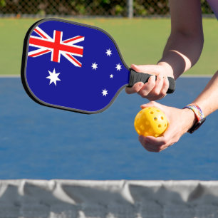 Pickleball Paddle with flag of Australia