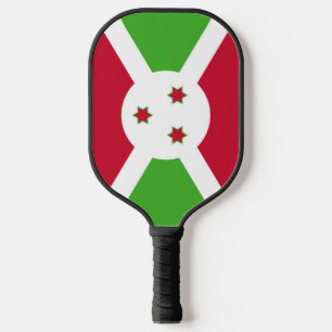 Pickleball Paddle with flag of Burundi
