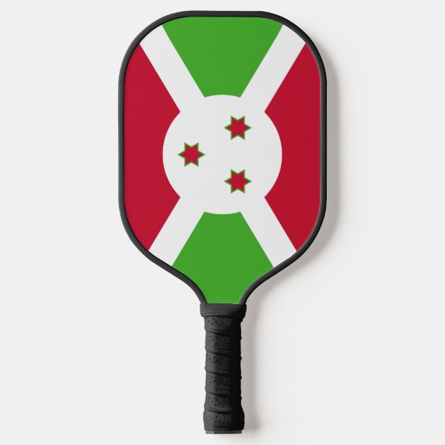 Pickleball Paddle with flag of Burundi (Front)