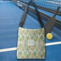 Pickleball Paddles in Green Tote