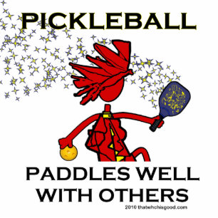 Pickleball Paddles Well With Others Photo Sculpture Decoration