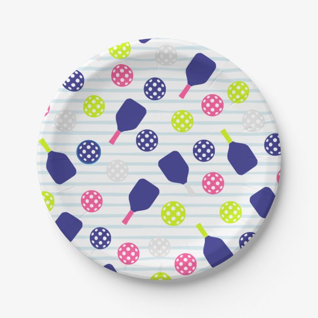 Pickleball Paper Plates (Front)