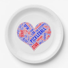 Pickleball Paper Plates