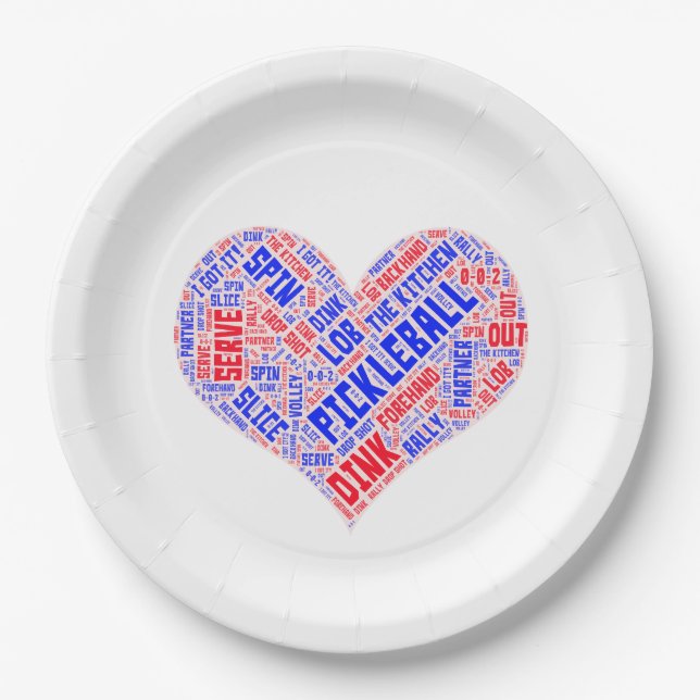 Pickleball Paper Plates (Front)