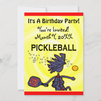 Pickleball Party Invitation