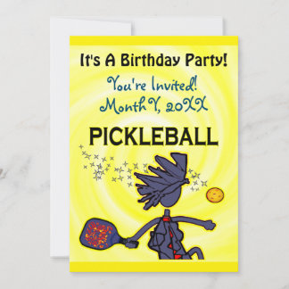 Pickleball Party Invitation