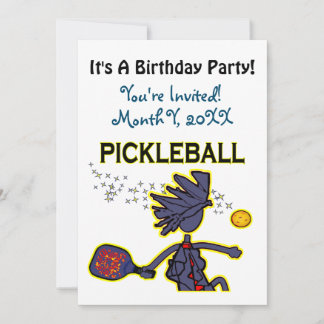 Pickleball Party Invitation