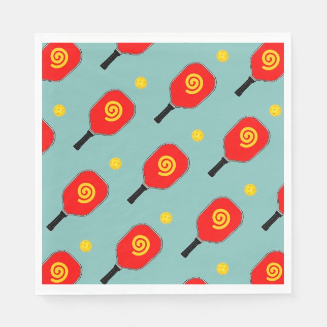 Pickleball Party Napkin (Front)