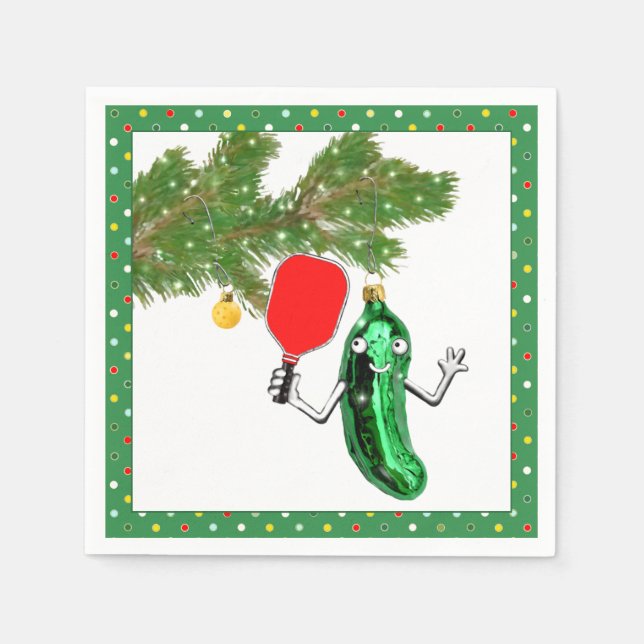 Pickleball Party Napkin (Front)