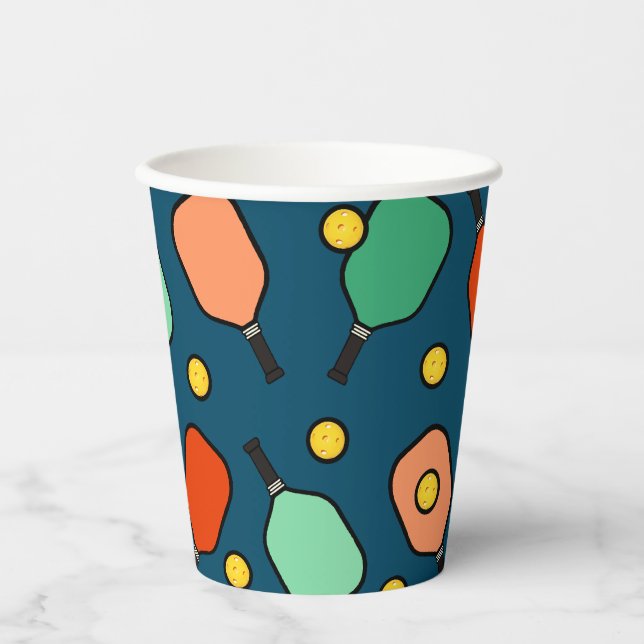 Pickleball Party Paper Cups (Front)