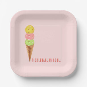Pickleball Party Paper Plate
