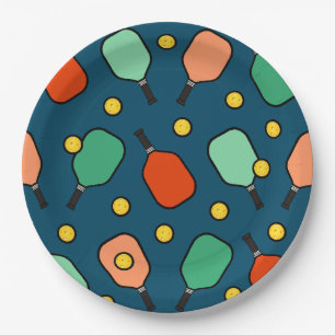 Pickleball Party Paper Plate
