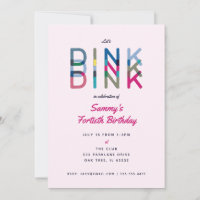 Pickleball Party Sports Lets Dink Party Invitation