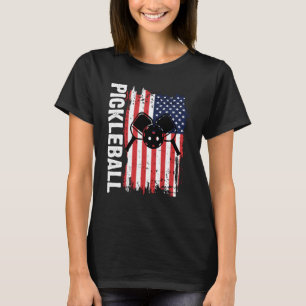 Pickleball Patriotic US Flag 4th Of July 1 T-Shirt